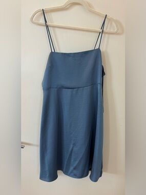 Monk & Lou Tie-Strap Mini Slip Dress